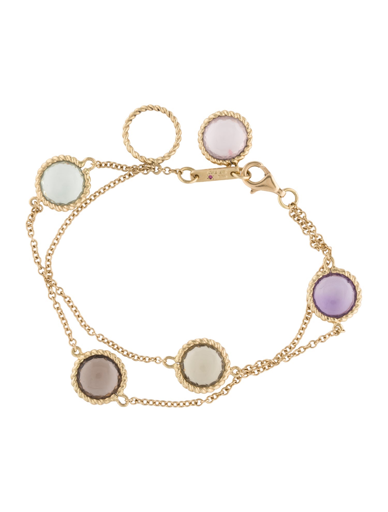 Roberto Coin 18K Multistone Ipanema Bracelet
