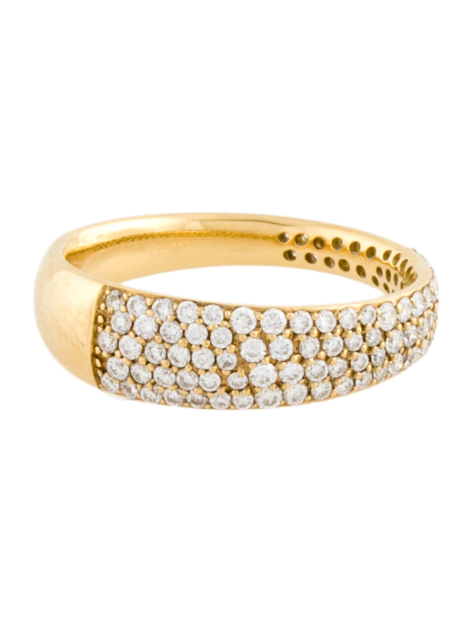 Roberto Coin 18K Diamond Scalare RIng