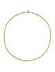 Roberto Coin 18K Two-Tone Disc Station Wheat Chain Link Necklace