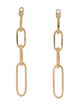 Roberto Coin 18K Diamond Navarra Chain Link Drop Earrings