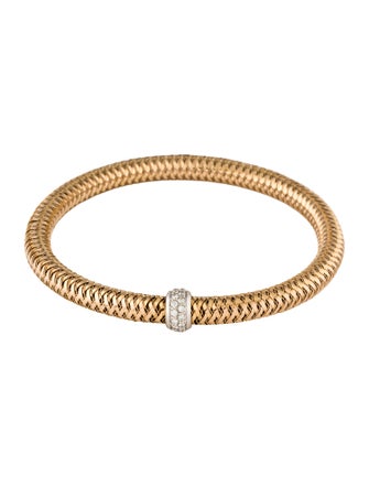 Roberto Coin 18K Diamond Primavera Flex Bracelet
