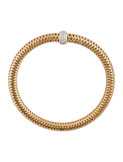 Roberto Coin 18K Diamond Primavera Flex Bracelet