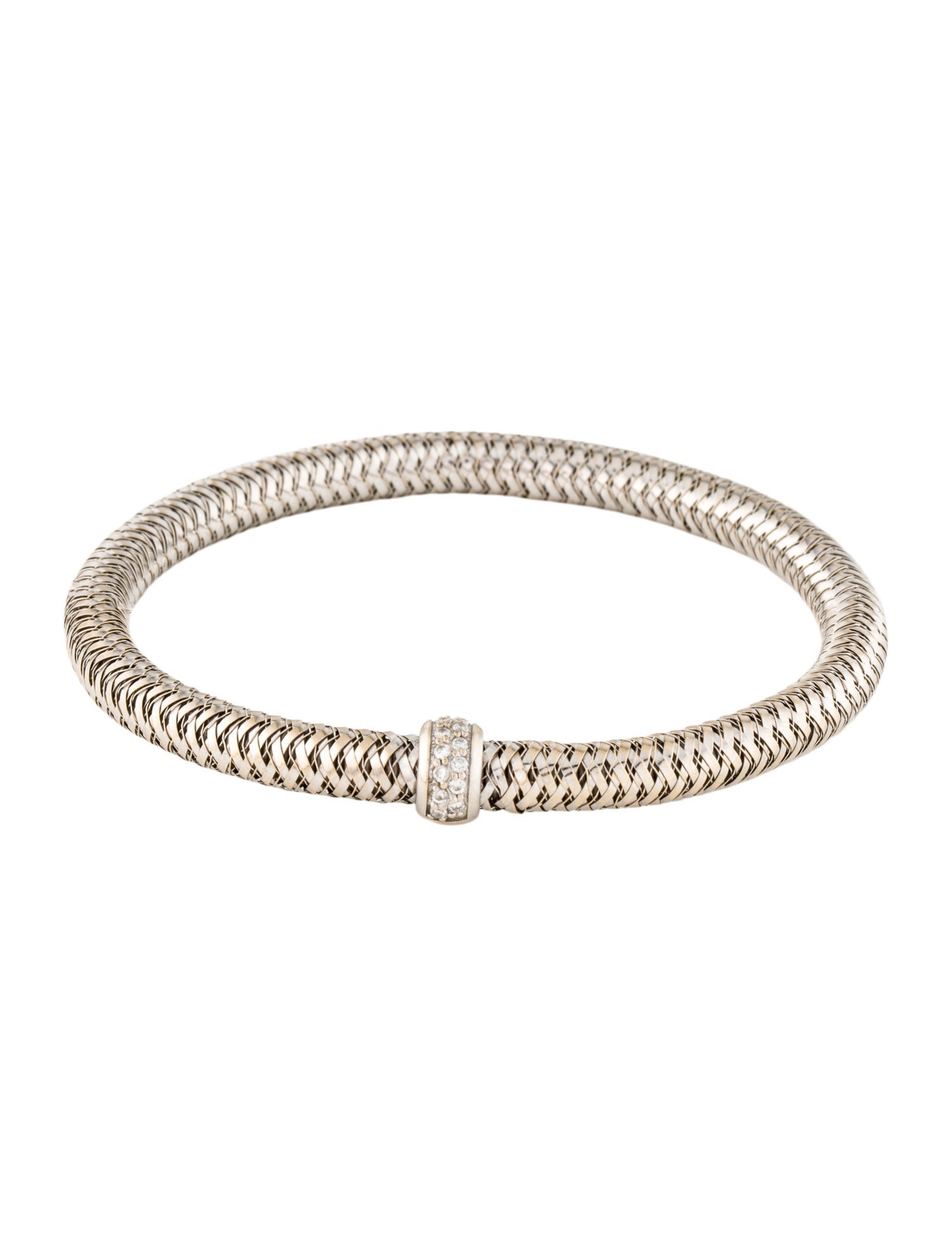 Roberto Coin 18K Diamond Primavera Flex Bracelet