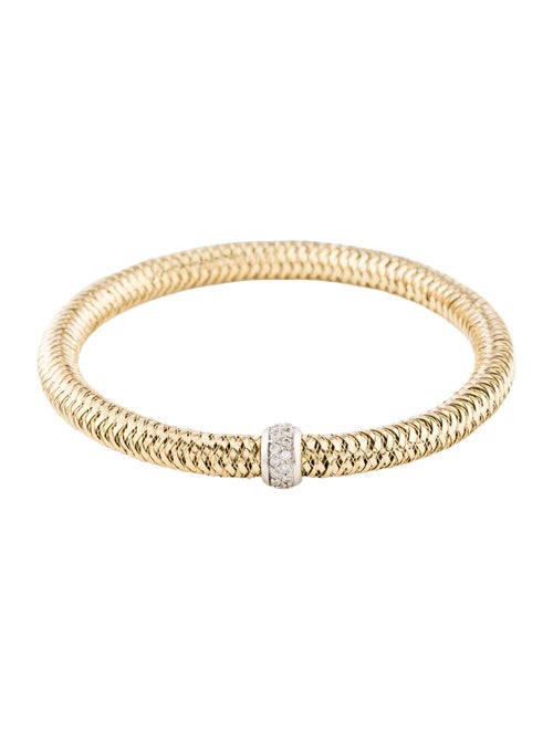 Roberto Coin 18K Diamond Primavera Station Flex Bracelet