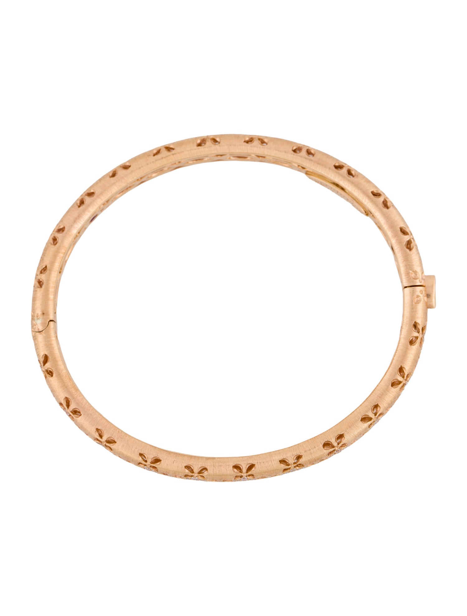 Roberto Coin 18K Ruby & Diamond Satin Bangle