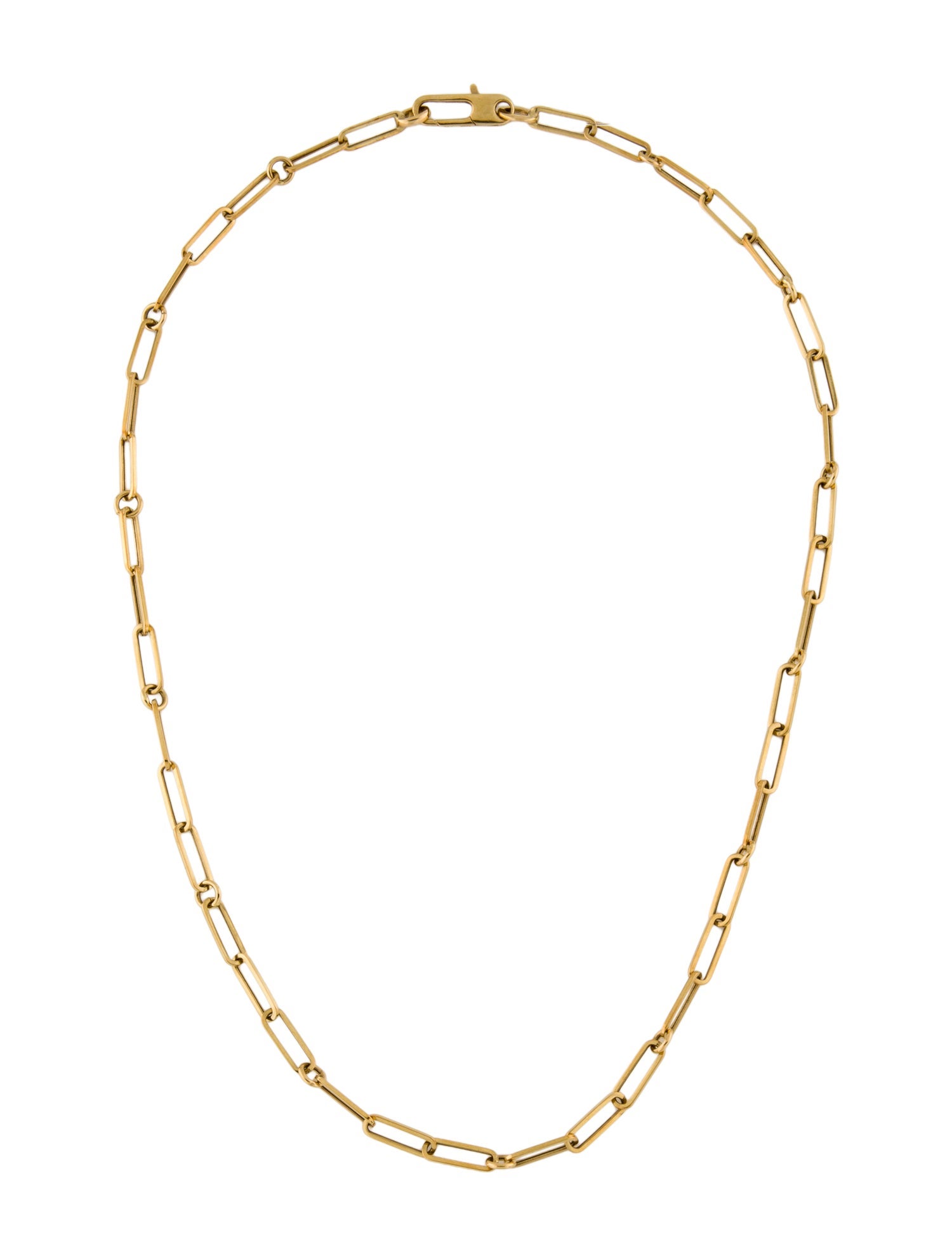 Roberto Coin 18K Paperclip Chain Necklace