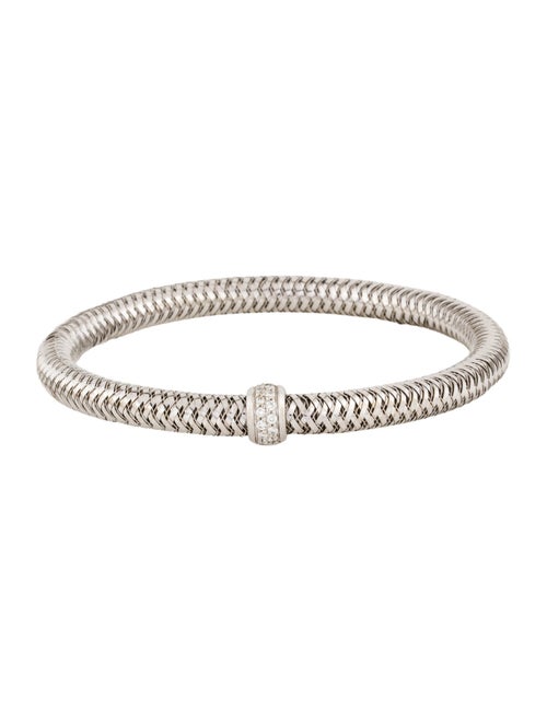 Roberto Coin 18K Diamond Primavera Flexible Bangle Bracelet