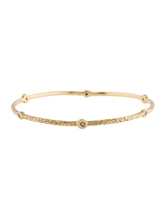 Roberto Coin 18K Diamond Station Bangle