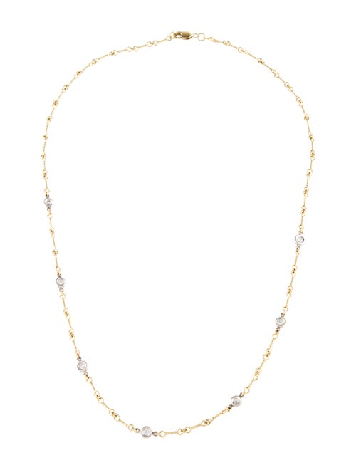 Roberto Coin 18K Diamond Dog Bone Chain Necklace