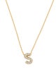 Roberto Coin 18K Diamond Love Letter Initial 'S' Necklace