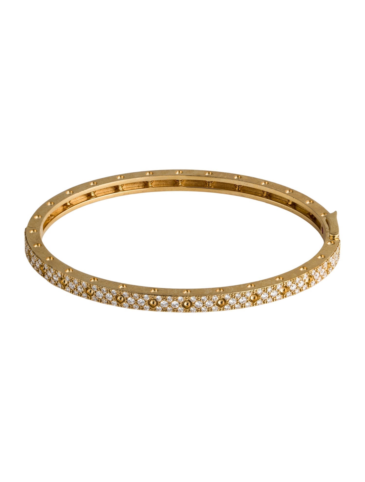 Roberto Coin 18K Diamond Poi Moi Symphony Bangle
