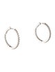 Roberto Coin 18K 1.68ctw Diamond Inside-Out Hoop Earrings