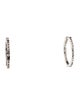 Roberto Coin 18K 1.68ctw Diamond Inside-Out Hoop Earrings
