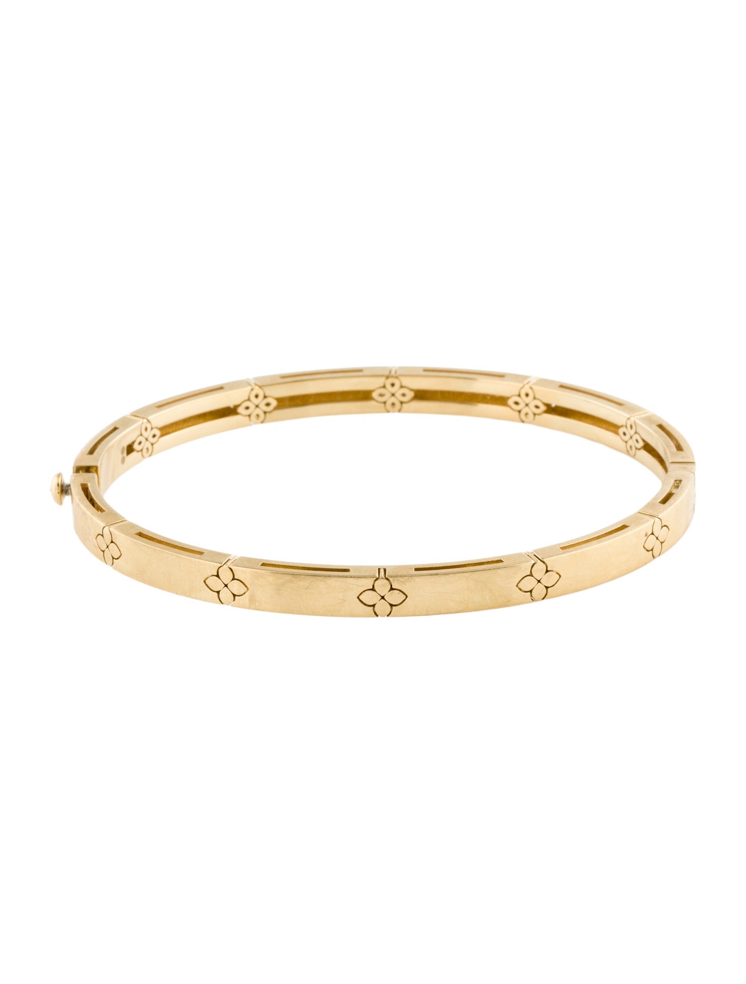 Roberto Coin 18K Diamond Love In Verona Bangle