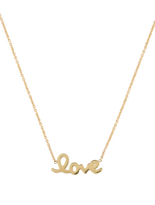 Roberto Coin 18K Letter 'Love' Pendant Necklace