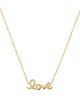 Roberto Coin 18K Letter 'Love' Pendant Necklace