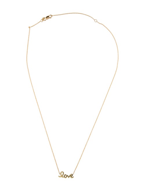 Roberto Coin 18K Letter 'Love' Pendant Necklace