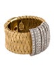 Roberto Coin 18K Diamond Silk Weave Band