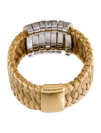 Roberto Coin 18K Diamond Silk Weave Band