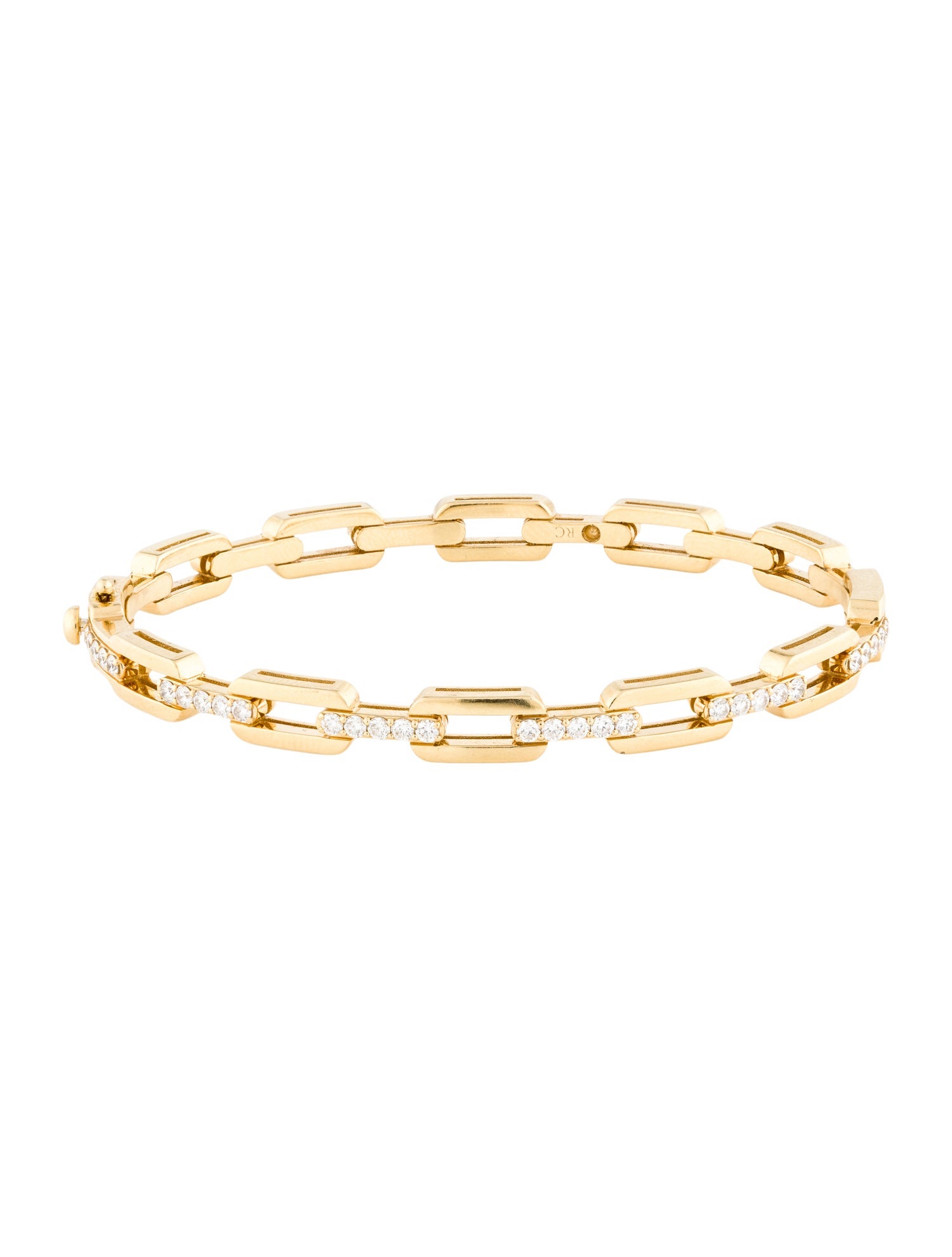 Roberto Coin 18K Diamond Navarra Bangle Bracelet