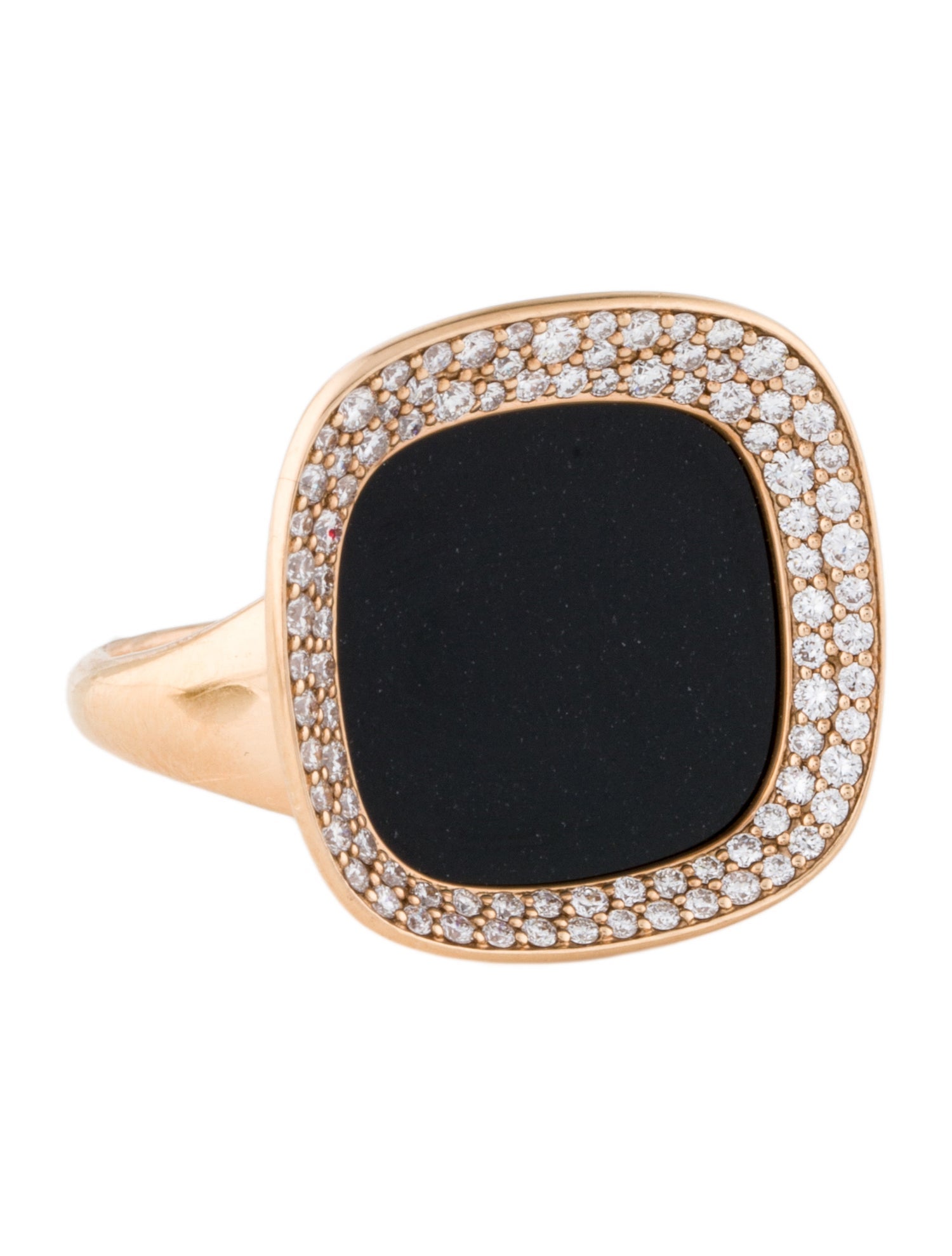 Roberto Coin 18K Onyx & Diamond Cocktail Ring