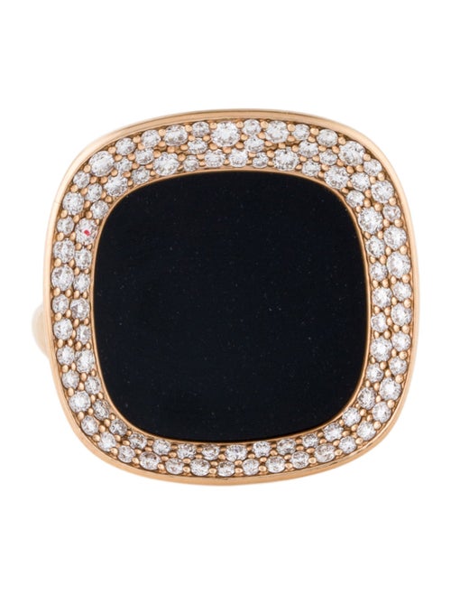 Roberto Coin 18K Onyx & Diamond Cocktail Ring