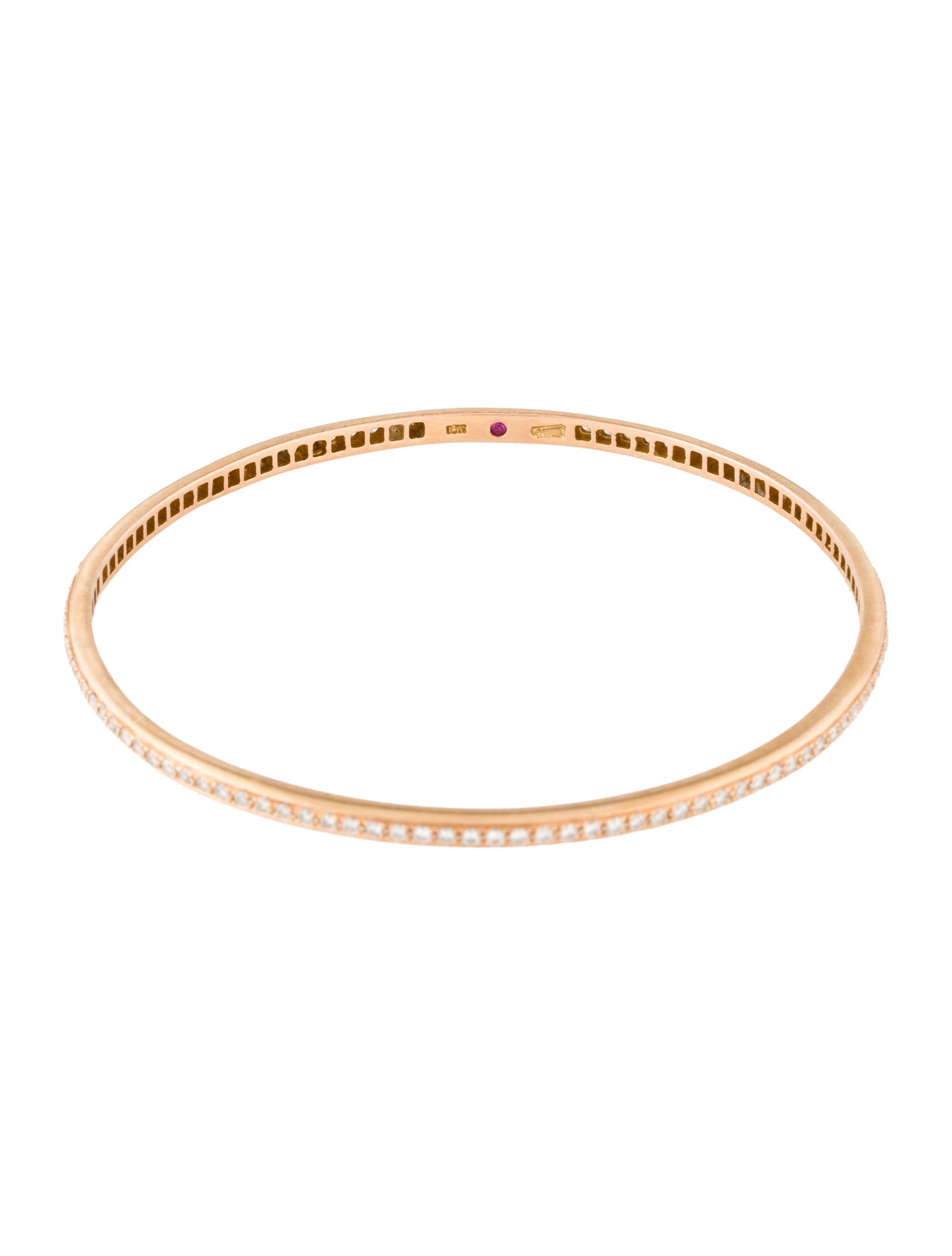 Roberto Coin 18K 1.66ctw Diamond Bangle Bracelet