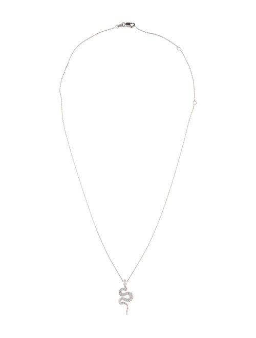 Roberto Coin 18K Diamond Snake Pendant Necklace