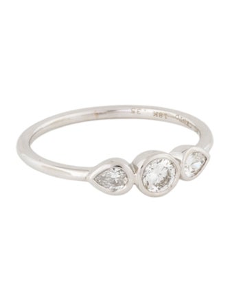 Roberto Coin 18K Diamond Cento Dolce Three Stone Ring