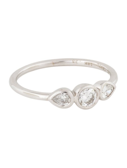 Roberto Coin 18K Diamond Cento Dolce Three Stone Ring