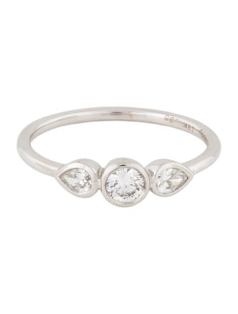 Roberto Coin 18K Diamond Cento Dolce Three Stone Ring