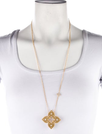 Roberto Coin 18K Diamond Venetian Princess Pendant Necklace