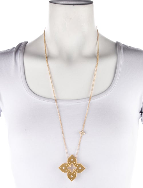 Roberto Coin 18K Diamond Venetian Princess Pendant Necklace