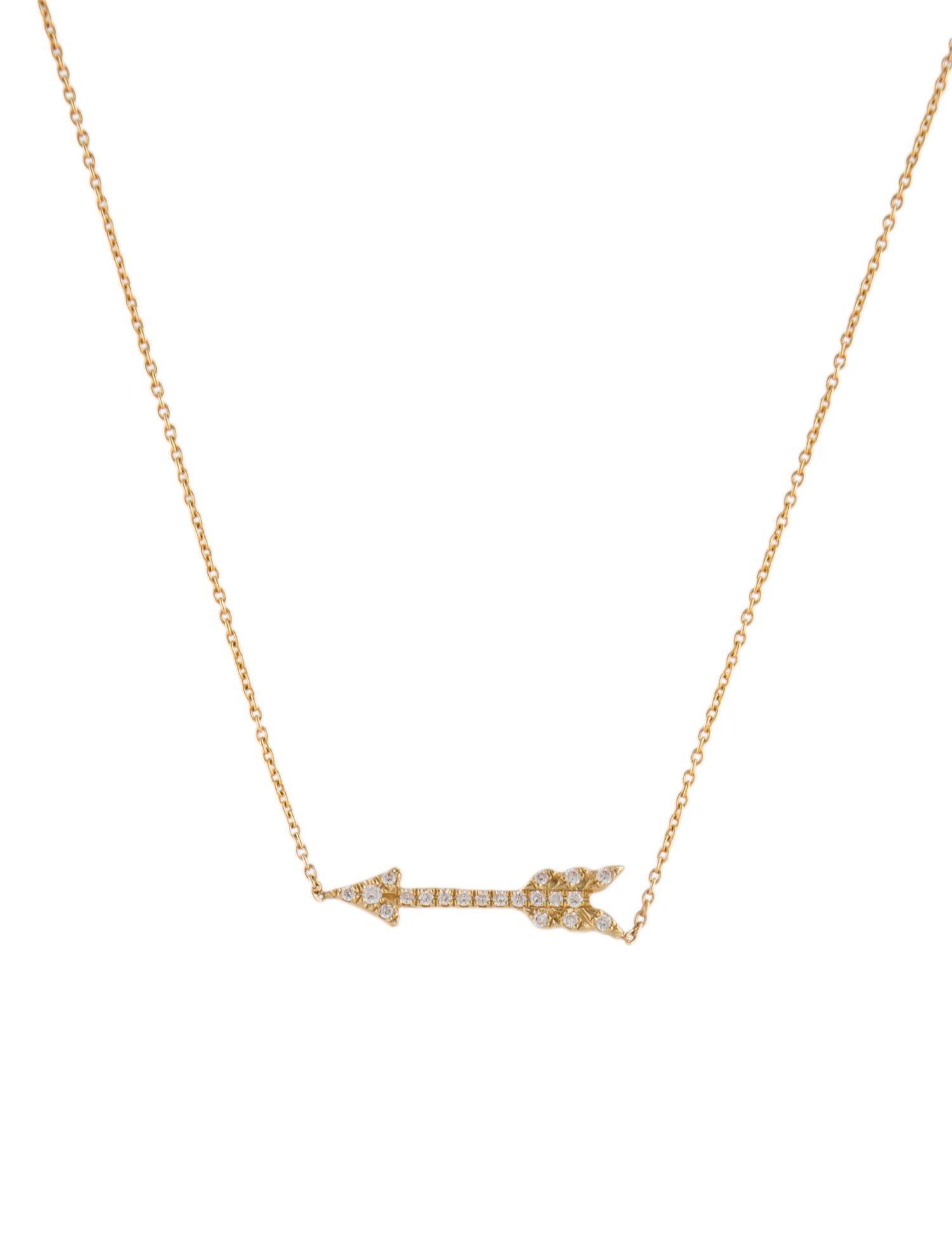 Roberto Coin 18K Arrow Pendant Necklace