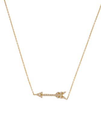 Roberto Coin 18K Arrow Pendant Necklace