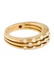 Roberto Coin 18K Diamond Three-Row Band