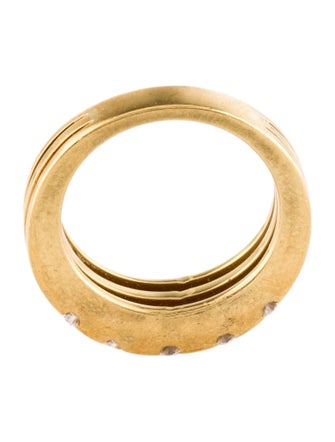 Roberto Coin 18K Diamond Three-Row Band