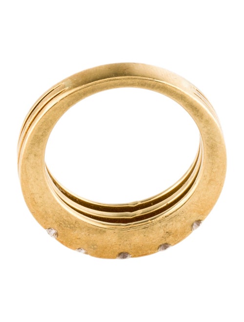 Roberto Coin 18K Diamond Three-Row Band