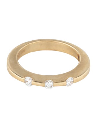 Roberto Coin 18K Diamond Classica Parisienne Band