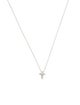 Roberto Coin 18K Diamond Tiny Treasures Baby Cross Necklace