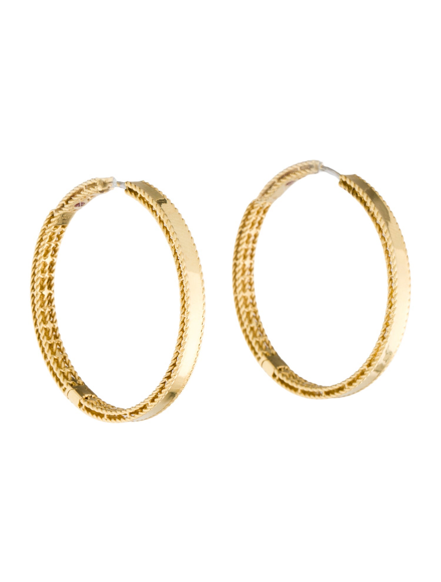 Roberto Coin 18K Hoop Earrings