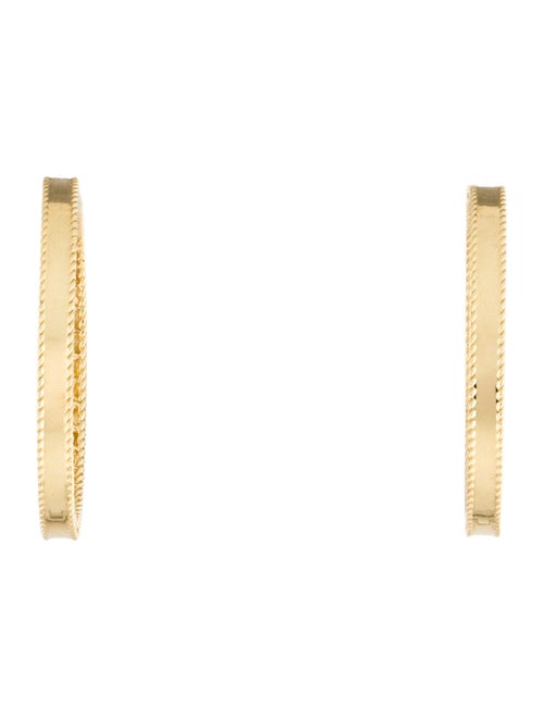 Roberto Coin 18K Hoop Earrings