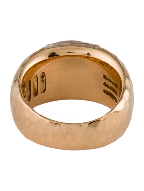 Roberto Coin 18K Quartz Martellato Cocktail Ring