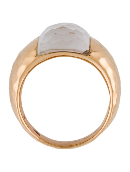 Roberto Coin 18K Quartz Martellato Cocktail Ring