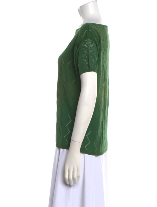 Roberto Coin Bateau Neckline Short Sleeve Top