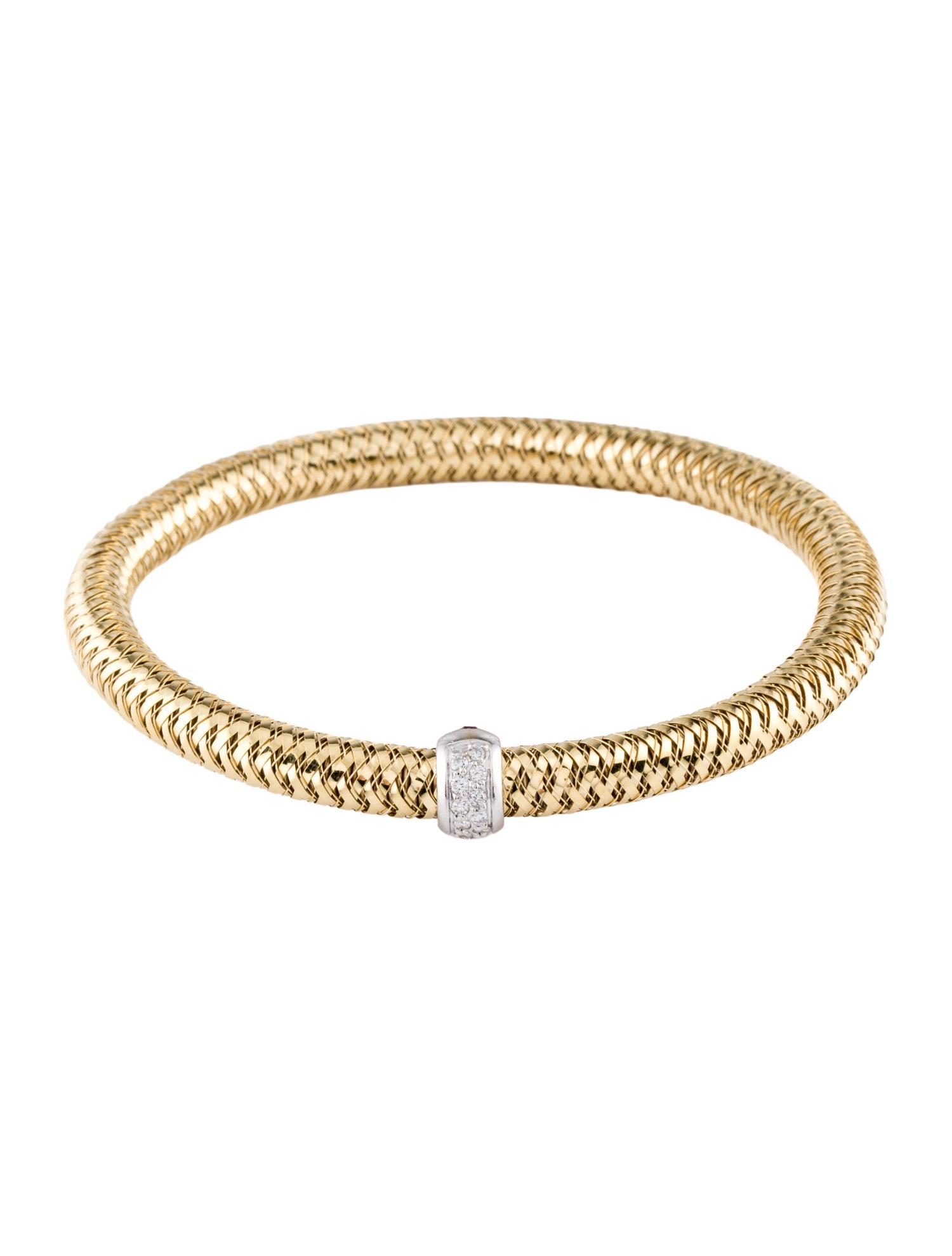 Roberto Coin 18K Diamond Primavera Station Bracelet