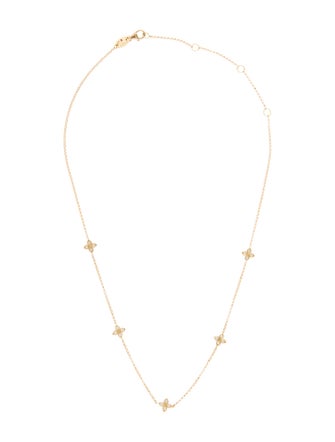 Roberto Coin 18K Diamond Love in Verona 5 Station Necklace