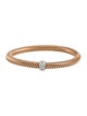 Roberto Coin 18K Diamond Primavera Woven Bangle Bracelet
