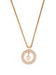 Roberto Coin 18k Diamond Cento Baby O Circle Pendant Necklace