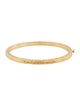 Roberto Coin 18K I Love You More Hinged Engraved Bangle Bracelet